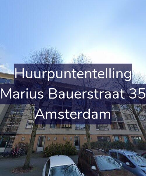 Foto gevel Huurpuntentelling voor Marius Bauerstraat 35, Amsterdam