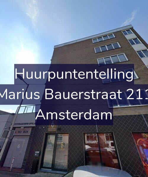 Foto gevel Huurpuntentelling voor Marius Bauerstraat 211, Amsterdam