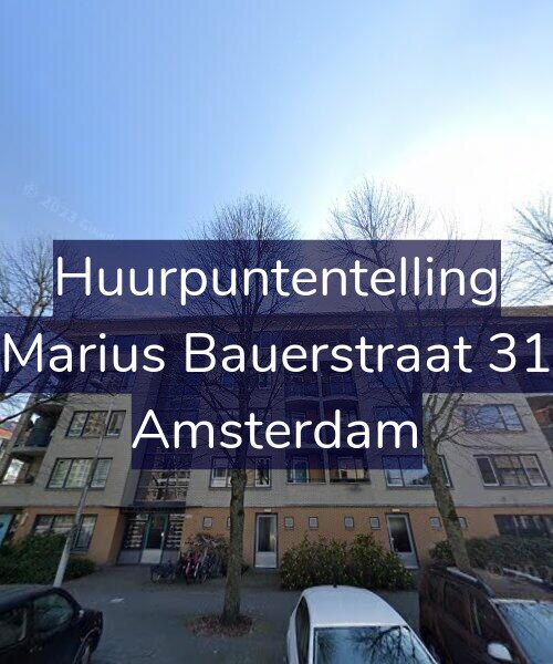Foto gevel Huurpuntentelling voor Marius Bauerstraat 31, Amsterdam