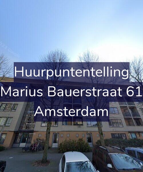 Foto gevel Huurpuntentelling voor Marius Bauerstraat 61, Amsterdam