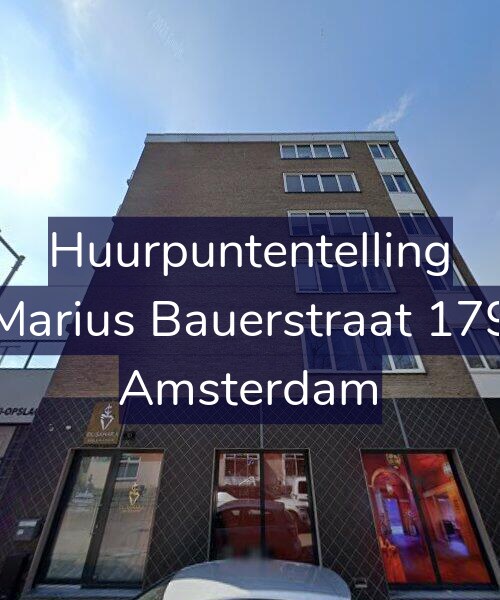 Foto gevel Huurpuntentelling voor Marius Bauerstraat 179, Amsterdam