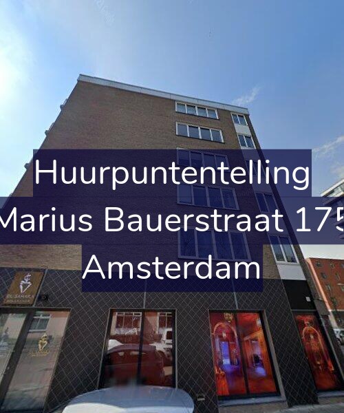 Foto gevel Huurpuntentelling voor Marius Bauerstraat 175, Amsterdam