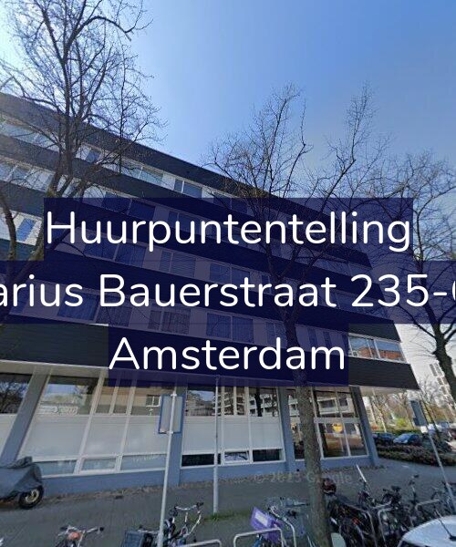 Foto gevel Huurpuntentelling voor Marius Bauerstraat 235-C6, Amsterdam