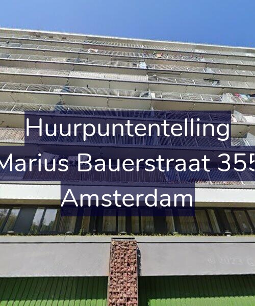 Foto gevel Huurpuntentelling voor Marius Bauerstraat 355, Amsterdam