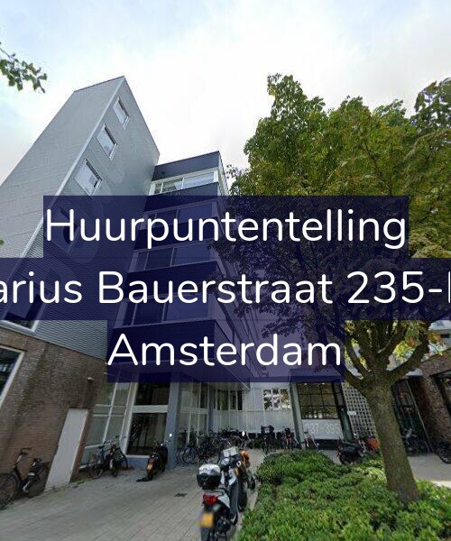 Foto gevel Huurpuntentelling voor Marius Bauerstraat 235-B3, Amsterdam