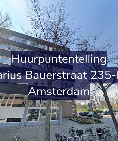 Foto gevel Huurpuntentelling voor Marius Bauerstraat 235-B4, Amsterdam