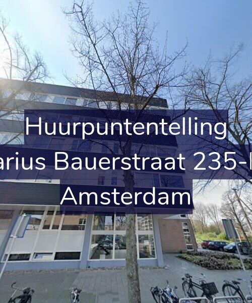 Foto gevel Huurpuntentelling voor Marius Bauerstraat 235-D3, Amsterdam