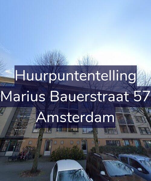 Foto gevel Huurpuntentelling voor Marius Bauerstraat 57, Amsterdam