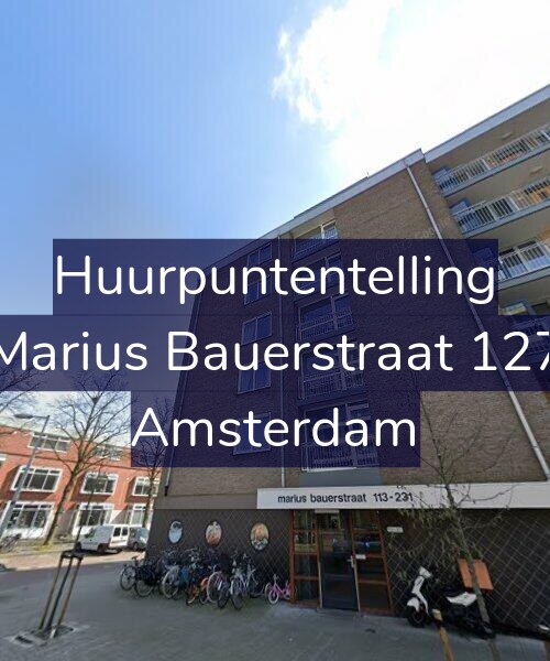 Foto gevel Huurpuntentelling voor Marius Bauerstraat 127, Amsterdam
