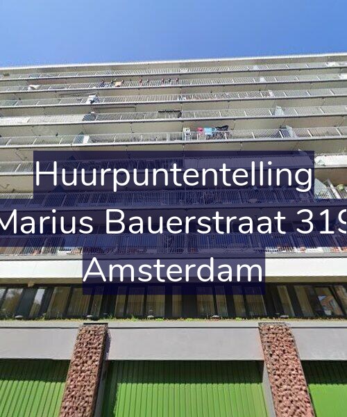 Foto gevel Huurpuntentelling voor Marius Bauerstraat 319, Amsterdam