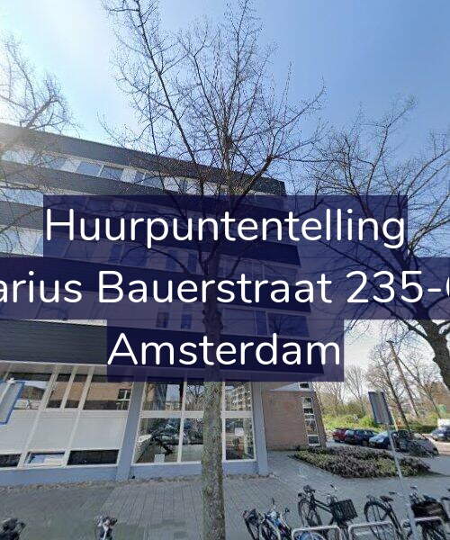 Foto gevel Huurpuntentelling voor Marius Bauerstraat 235-C4, Amsterdam