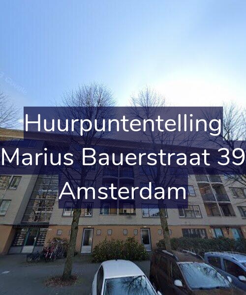 Foto gevel Huurpuntentelling voor Marius Bauerstraat 39, Amsterdam
