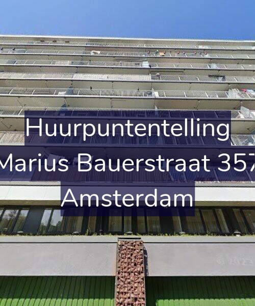 Foto gevel Huurpuntentelling voor Marius Bauerstraat 357, Amsterdam