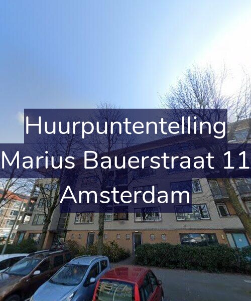 Foto gevel Huurpuntentelling voor Marius Bauerstraat 11, Amsterdam