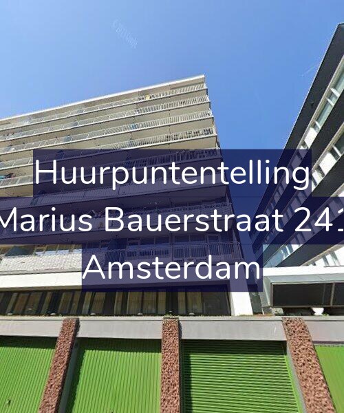 Foto gevel Huurpuntentelling voor Marius Bauerstraat 241, Amsterdam