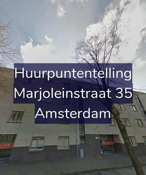 Foto gevel Huurpuntentelling voor Marjoleinstraat 35, Amsterdam