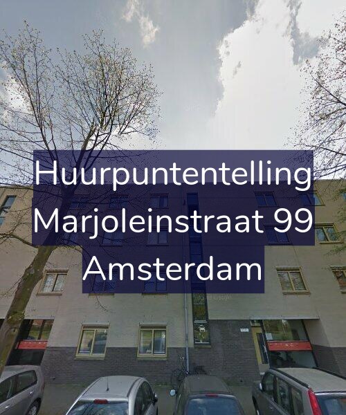 Foto gevel Huurpuntentelling voor Marjoleinstraat 99, Amsterdam