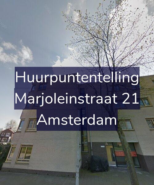 Foto gevel Huurpuntentelling voor Marjoleinstraat 21, Amsterdam