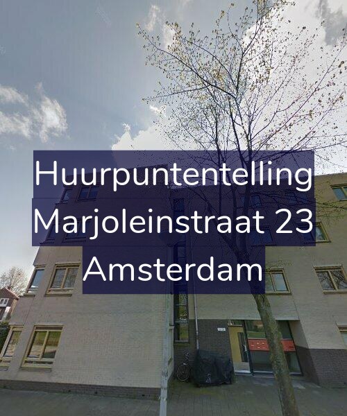 Foto gevel Huurpuntentelling voor Marjoleinstraat 23, Amsterdam
