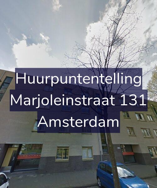 Foto gevel Huurpuntentelling voor Marjoleinstraat 131, Amsterdam