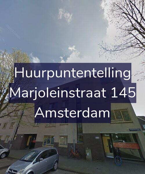 Foto gevel Huurpuntentelling voor Marjoleinstraat 145, Amsterdam