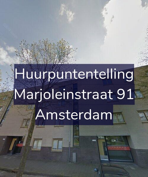 Foto gevel Huurpuntentelling voor Marjoleinstraat 91, Amsterdam