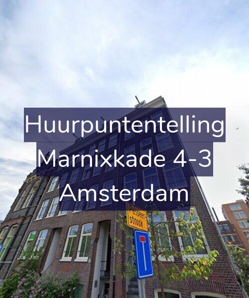 Foto gevel Huurpuntentelling voor Marnixkade 4-3, Amsterdam