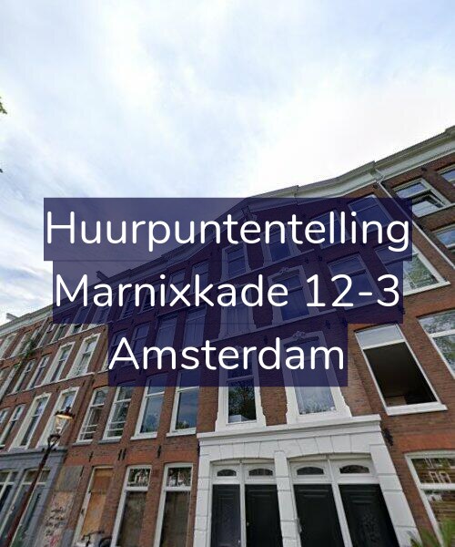 Foto gevel Huurpuntentelling voor Marnixkade 12-3, Amsterdam
