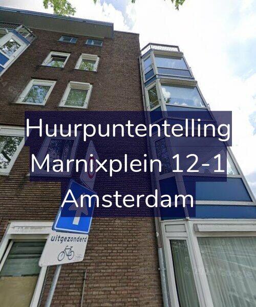Foto gevel Huurpuntentelling voor Marnixplein 12-1, Amsterdam