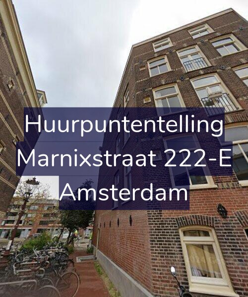 Foto gevel Huurpuntentelling voor Marnixstraat 222-E, Amsterdam