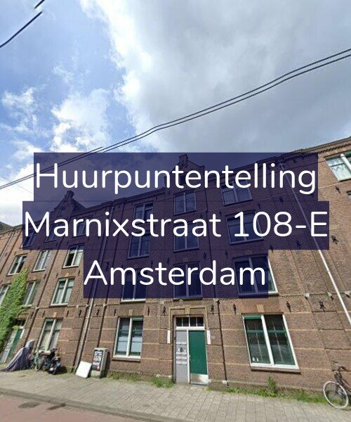 Foto gevel Huurpuntentelling voor Marnixstraat 108-E, Amsterdam