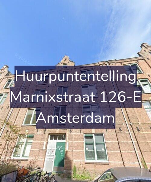 Foto gevel Huurpuntentelling voor Marnixstraat 126-E, Amsterdam