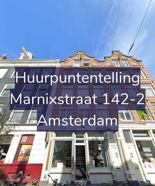 Foto gevel Huurpuntentelling voor Marnixstraat 142-2, Amsterdam