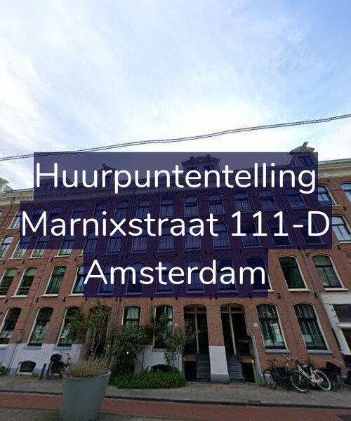Foto gevel Huurpuntentelling voor Marnixstraat 111-D, Amsterdam