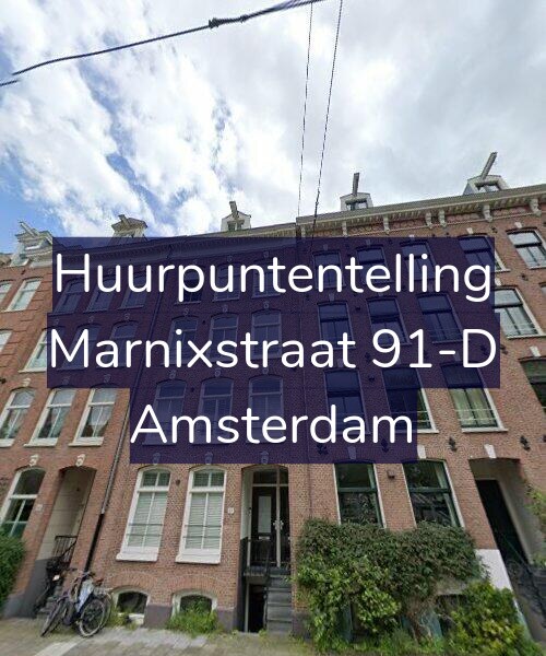 Foto gevel Huurpuntentelling voor Marnixstraat 91-D, Amsterdam