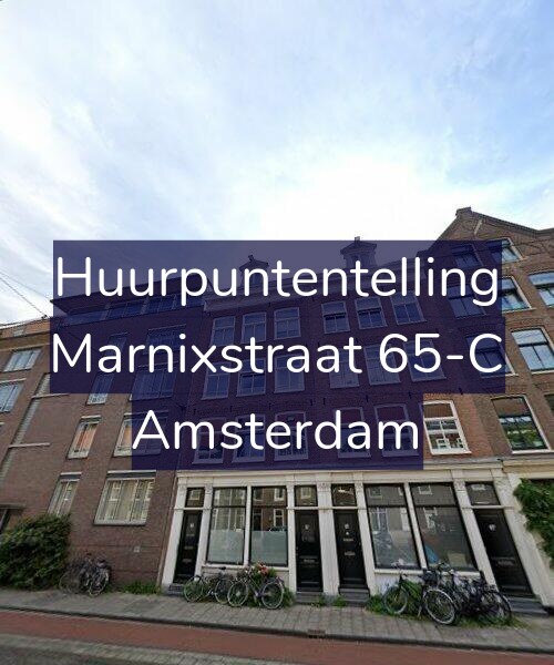 Foto gevel Huurpuntentelling voor Marnixstraat 65-C, Amsterdam