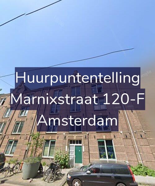 Foto gevel Huurpuntentelling voor Marnixstraat 120-F, Amsterdam