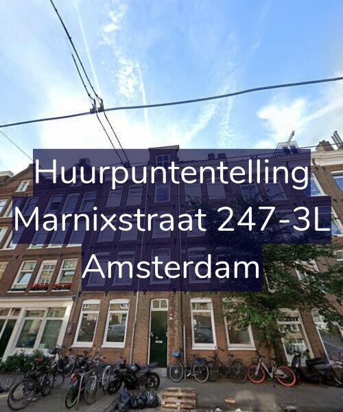 Foto gevel Huurpuntentelling voor Marnixstraat 247-3L, Amsterdam
