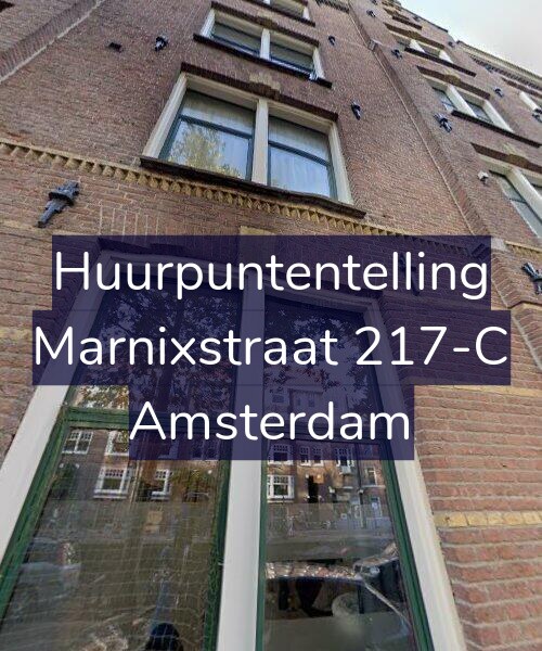 Foto gevel Huurpuntentelling voor Marnixstraat 217-C, Amsterdam