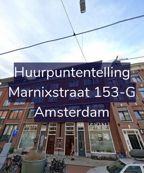 Foto gevel Huurpuntentelling voor Marnixstraat 153-G, Amsterdam