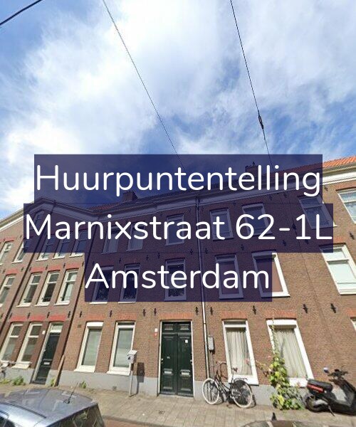 Foto gevel Huurpuntentelling voor Marnixstraat 62-1L, Amsterdam