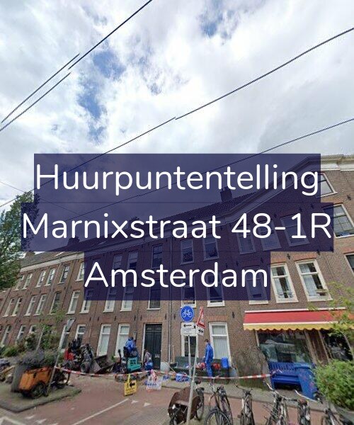 Foto gevel Huurpuntentelling voor Marnixstraat 48-1R, Amsterdam