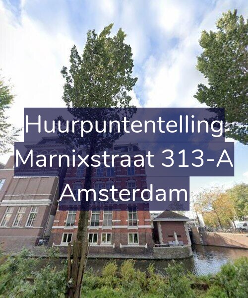 Foto gevel Huurpuntentelling voor Marnixstraat 313-A, Amsterdam