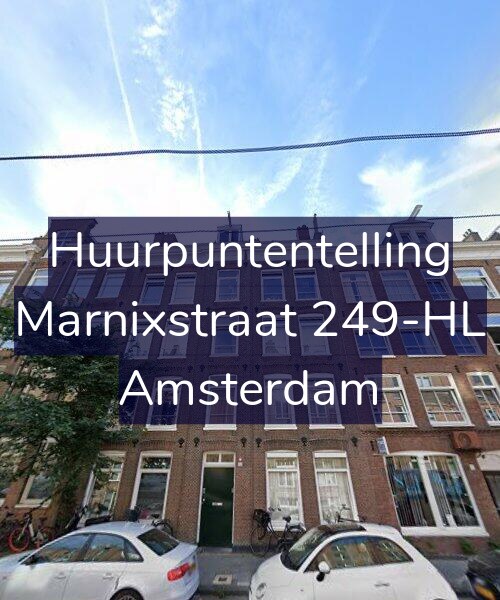 Foto gevel Huurpuntentelling voor Marnixstraat 249-HL, Amsterdam