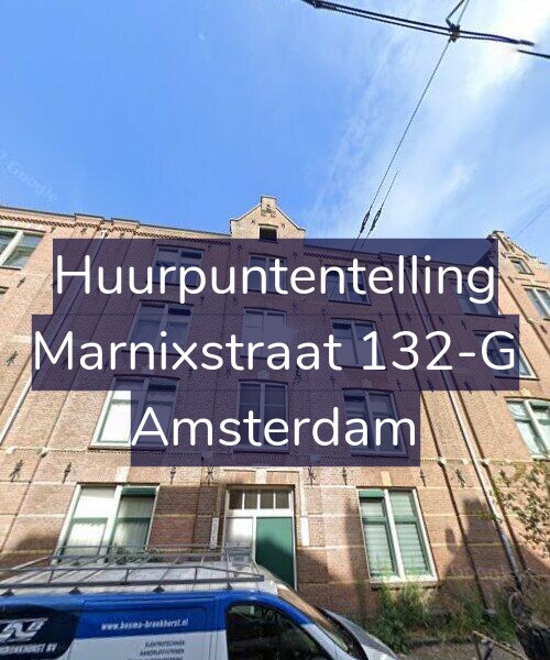 Foto gevel Huurpuntentelling voor Marnixstraat 132-G, Amsterdam