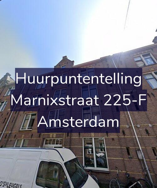 Foto gevel Huurpuntentelling voor Marnixstraat 225-F, Amsterdam