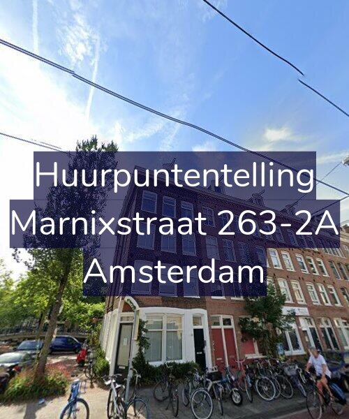 Foto gevel Huurpuntentelling voor Marnixstraat 263-2A, Amsterdam