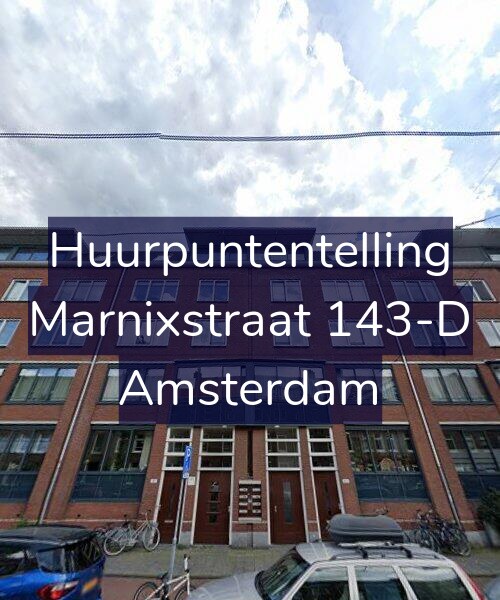 Foto gevel Huurpuntentelling voor Marnixstraat 143-D, Amsterdam