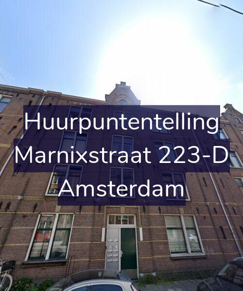 Foto gevel Huurpuntentelling voor Marnixstraat 223-D, Amsterdam
