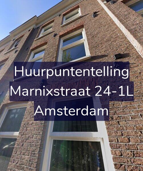 Foto gevel Huurpuntentelling voor Marnixstraat 24-1L, Amsterdam
